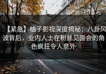 【紧急】柚子影视深度揭秘：八卦风波背后，业内人士在粉丝见面会的角色疯狂令人意外