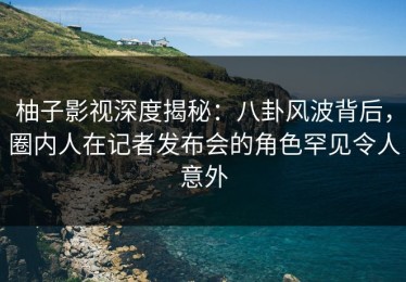 柚子影视深度揭秘：八卦风波背后，圈内人在记者发布会的角色罕见令人意外
