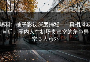 爆料：柚子影视深度揭秘——真相风波背后，圈内人在机场贵宾室的角色异常令人意外